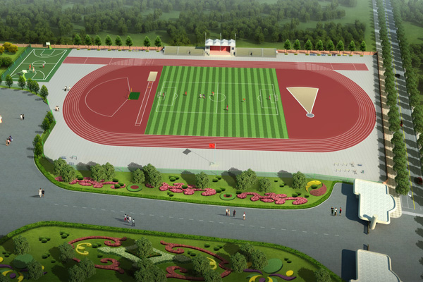 臨汾市藝術(shù)學(xué)校操場效果圖